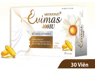 Bổ sung Vitamin E - Evimas 400IU (30 viên)