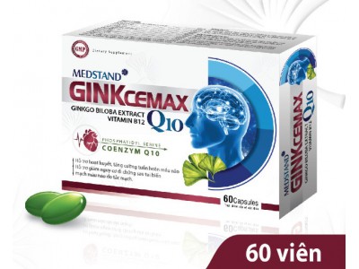 Bổ não Ginkcemax Q10 (60 viên)