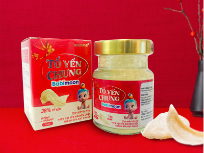 Tổ yến chưng sẵn Babimoon cho bé từ 1 tuổi (Hũ 75ml)