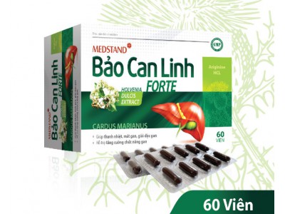 Mát gan, Giải độc gan Bảo Can Linh Forte (60 viên)