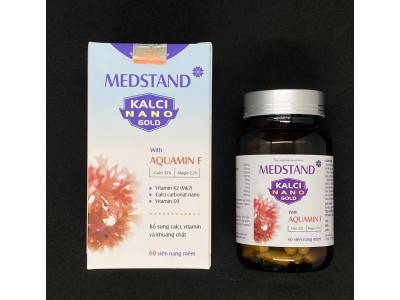 Kalci Nano Gold Medstand (Lọ 60 viên)