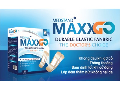 Băng cá nhân Maxxgo (Hộp 100 miếng)