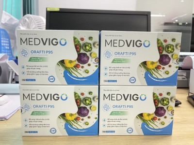 Medvigo - TPCN hỗ trợ nhuận tràng, bổ sung chất xơ (Hộp 20 gói)