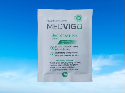 Medvigo - TPCN hỗ trợ nhuận tràng, bổ sung chất xơ (Hộp 20 gói)