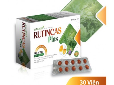 Rutincas Plus - Viên uống giảm nhiệt miệng (Hộp 30 viên)