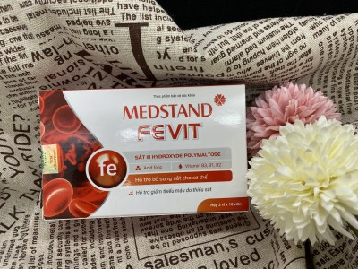 Sắt Fevit Medstand (3 vỉ * 10 viên)